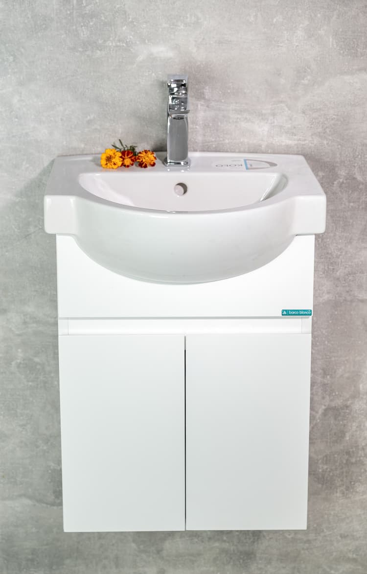 Тумба Акцент 45 т -1 Optima біла підвісна