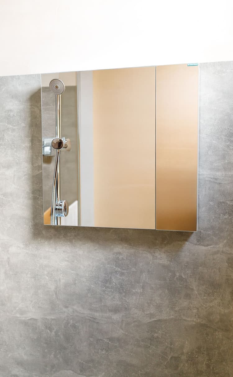 Дзеркало Панорама 80/3 біле