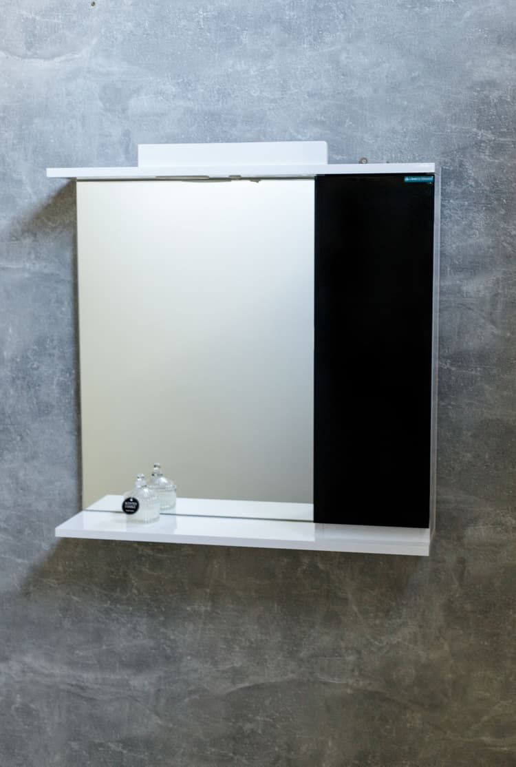 Дзеркало 1-70 праве Optima чорне